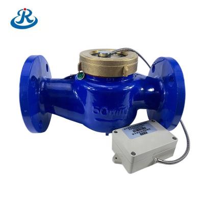 China Brass Water Meter DN-50mm 4G GPRS GSM Pipeline Smart Things Valve Brass Internet Controlled for sale