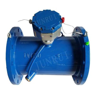 China Pipeline Water Factory Supply Cast Steel 125mm Large Size Ultrasonic Water Meter GPRS Lora Flow Meter Single Channel for sale