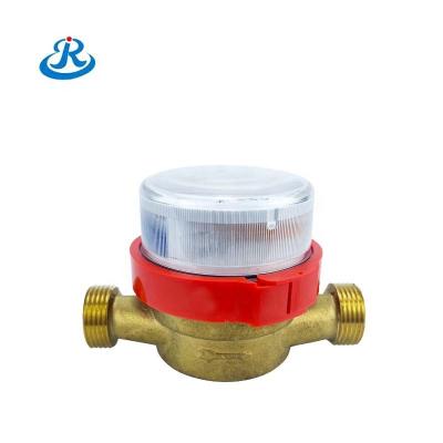 China High Cost Effective Practical Brass Pipeline Water Plant Supply DN15mm Hot Water Meter for sale