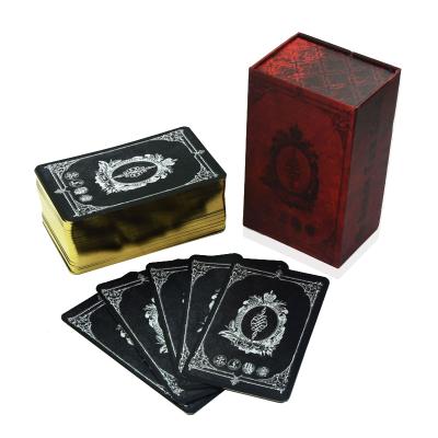 China Low Price Paper Custom Printing Gold Edges Mini Tarot Card Factory for sale