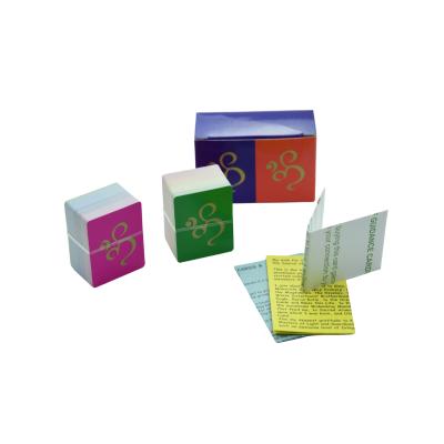 China Colored Card Paper Export To Europe And America Custom Poker With Your Image And Logo for sale