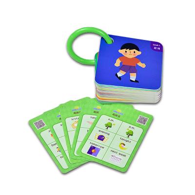 China New Design Paper Custom Kids Learning Card Printing Early Educational Flash Card Wholesale for sale