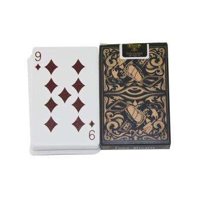 China Entertainment Custom Playing Card Game Card Box Plastic Sublimation Playing Deck Cards for sale