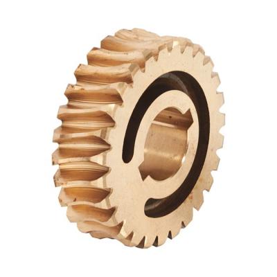 China Building Material Stores Customized Precision Machining Casting Iron High Quality Brass Steel Steel Worm Gear For Servo Motor for sale