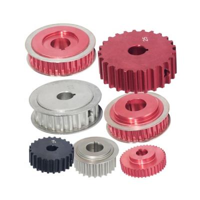 China Building Material Shops CNC Machining Aluminum Belt Pulley & Flat Belt Pulley & Synchro Pulley for sale