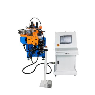 China Pipes Processing Small Electric CNC 32MM Square Copper SS Pipe Bending Machine Manufacturers for sale