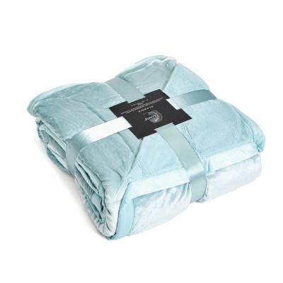 China Large Size Anti-pilling Mink Throw Picnic Polyester Flannel Mexican Double Bed Blanket for sale