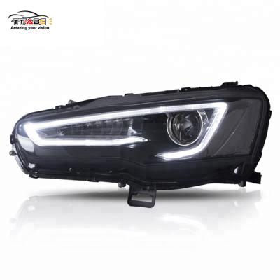 China Car Accessories Waterproof Factory Price LED TT-ABC Plug-and-Play Head Lamp For Mitsubishi Lance 2008-2017 EVO/X EX Headlights for sale