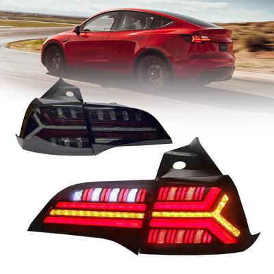 China shockproof & TT-ABC Manufacturer Wholesales Full Led DRL Rear Bumper Signal Lamp Waterproof Tail Light For Tesla Model 2017-2020 3 Y Mode for sale