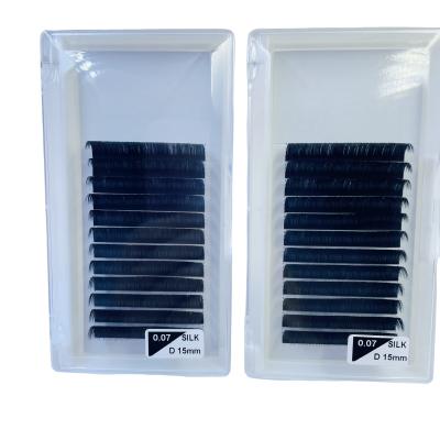 China Long Natural Faux Mink Manufacturer Tray Soft Classic Mink Supplies Individual Eyelash Extension 25mm Korea for sale