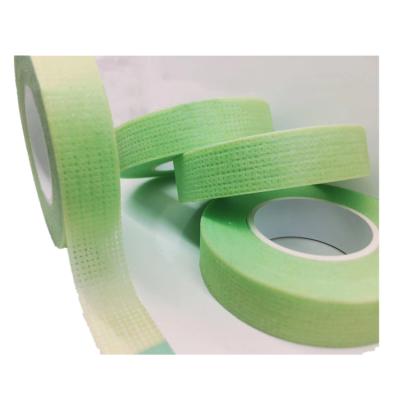 China Anti-bacteria Wholesale Quality Breathable Green Nonwoven Tape Tea Eyelash Extension Anti Bacteria Soft And Comfortable Tape for sale