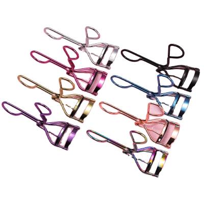 China Wholesale Quality Anti-bacteria Stainless Steel Flat Eyelash Curler Flat Tweezers Private Label for sale