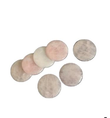 China Durable Wholesale Quality Jade Stone Eyelash Extension Glue Stone Natural Pink Rose for sale