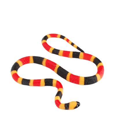 China Eco-Friendly Discount Solid PVC Simulation Statue Model Snake Animal Toys Reptile Toys Rubber Snake Toy for sale