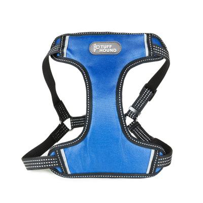 China Padded Retractable Dual Head No Pull Dog Pet Harness Vest Adventure Walking Deluxe Outdoor Harness With Easy Control Handle for sale