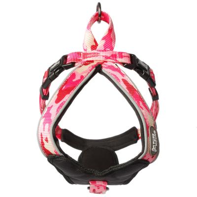 China Padded Soft Breathable Fabric Fashion Stars Design Eco-Friendly Dog Vest Harness Cotton Pet Leash Harness for sale