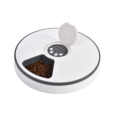 China Automatic 6-Meal Automatic Cat Dog Water Fountain For Smart Food Pet Slow Feeder for sale