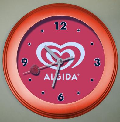 China FILE 30cm Promotional Plastic Wall Clock Customize Clocks for sale