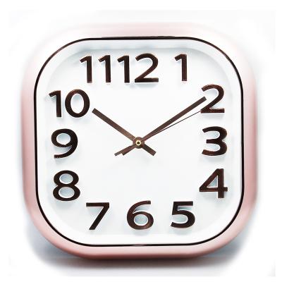 China Quartz Movement Plastic BRIEF Wall Clock Square Wall Clock for sale