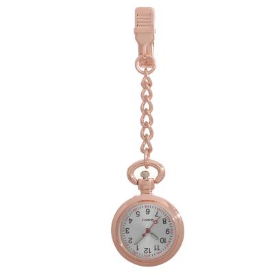 China Water Resistant Pin-on Quartz Breast Watch For Nurse Fashion Removable FOB Hanging Pocket Watch for sale