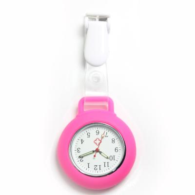 China Water Resistant Clip On Silicone Nurse Watch Infection Control for sale