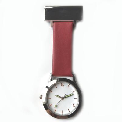 China Indicator Lights Leather Nurse Watch With Leather Strap For Nurse And Doctor High Quality Hot Selling 12 Colors For Selection for sale