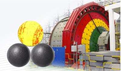 China Large Diameter Forged Steel Balls For SAG Mills Low Breakage Rate for sale