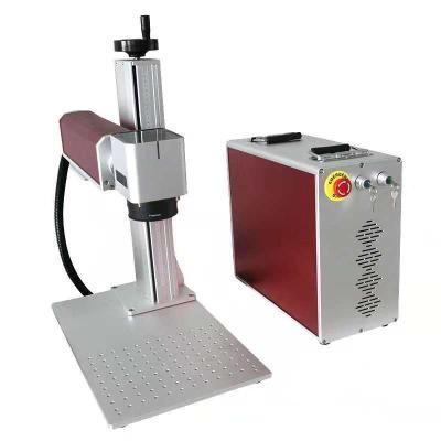 China Desktop 20w Fiber Laser Marking Machine For ABS PVC PPR Metal Materials for sale