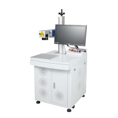 China Raycus Resource Fiber Laser Marking Machine / 30W Fiber Laser Marking System for sale