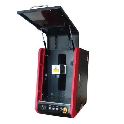 China 60W MOPA Q Source Fiber Laser Marking Color Printing Machine for sale