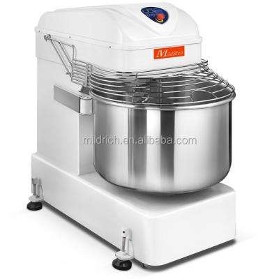 China Factory Sale Snack Food Made In China Heavy Duty Mixer 50Kg Belt Driven Spiral Dough Kneading Mixer 130L for sale