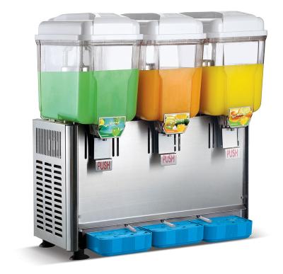 China SS#201 Hot and Cold 12L/18L Beverage Cooler/Hot Reservoir Commercial 3 Juice Dispenser for sale