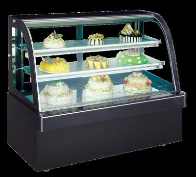 China CE Certificial Commercial Compressor Right Angle Display Refrigerator Bakery Cold Pastry Cake Showcase for sale