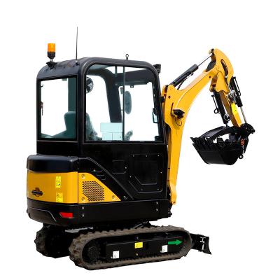 China Hotels Ground Traveling Machinery 1.8 Ton 2.0 Ton Midi Mini Excavator Micro Crawler Digger Zero Tails With Thumb Free Bucket For Sale for sale