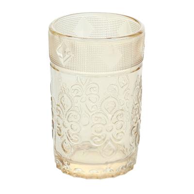 China Factory direct supply glass sets beer coffee 12cups glass 6OZ electroplate mug for sale