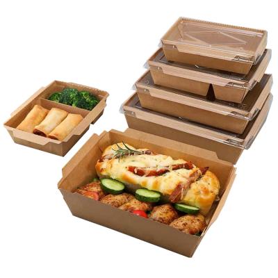 China Eco Friendly Materials Manufacturer Low MOQ Takeaway Lunch Recycled Cardboard Box Dongguan Brown Cardboard for sale