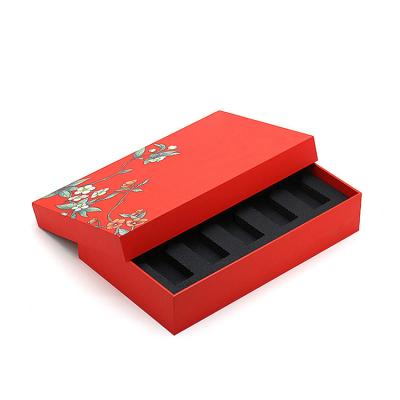 China Newest Materials Custom Lipstick Fragrance Recycled Special Glitter Paper Gift Box With Logo for sale