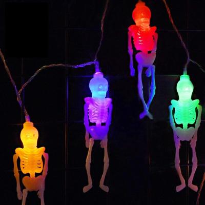 China Halloween Party Holiday Skeleton Lights Halloween String Lights - 10Ft 20LED, 2 