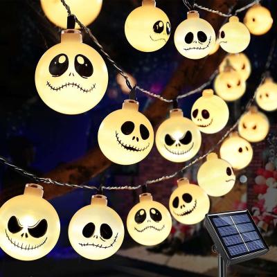 China Halloween Party Holiday Christmas Halloween Decorations Lights, 8 Modes Outdoor Waterproof Solar Powered Christmas Halloween String Lights for (30 LED) for sale