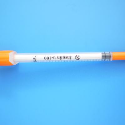 China Clinic Insulin Syringe For Diabetes Used Medical Grade Stainless Steel SUS304 for sale