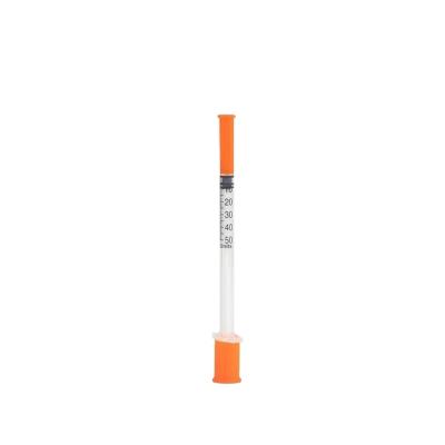 China Hot selling clinic 1ml 30Gx8mm insulin syringe with low price for sale