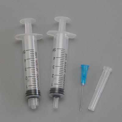 China Clinic Natural Latex Set Syringe Luer Lock With ISO for sale