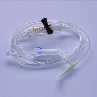 China Standard hot sale iv infusion parts set clean transparent tube for sale