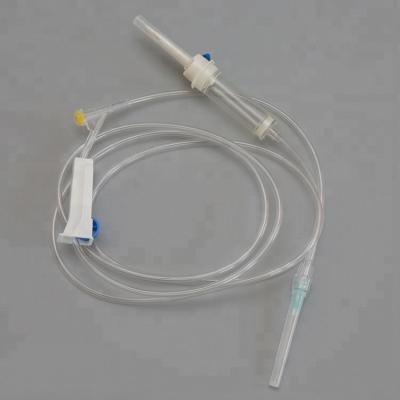 China standard hospital disposable iv giving set used with iv stand for sale