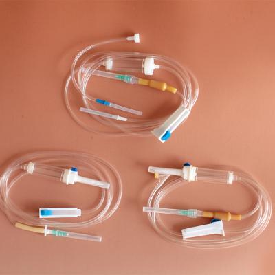 China Standard Clear Tube Micro Drop Infusion Set With No Bubbles Remain for sale