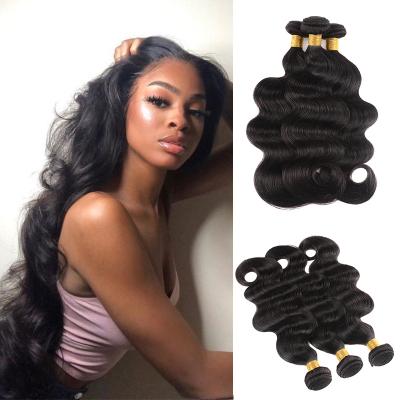 China Synthetic Hair Bundles 2021 1B Color Body Wave Synthetic Hair Weave Hot Selling Synthetic Hair Extension For Women for sale