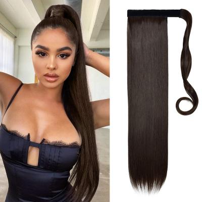 China U-tip hair 20 22 24 26 28 inch weave ponytail hair synthetic extension factory wholesale hair for sale