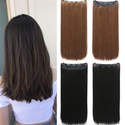 China U-tip Hair High Temperature Fiber Straight Hair Extension Hair Clip In Synthetic Hair for sale