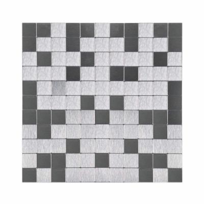 China Oblong Design 4mm Thick Self Adhesive Waterproof+ECO-Friendly+Self-adhesive Wall Decor Peel and Stick Waterproof PVC Mosaic Wall Tiles for Kitchen Backsplash for sale