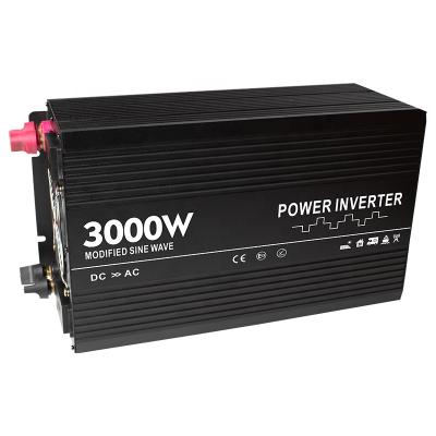 China new energy off grid 12v 220v 3000w modified sine wave inverter power inverter 320*220*150mm for sale